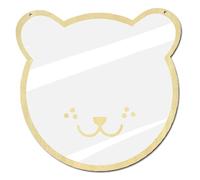 Miroir Acrylique, Mignon de Forme d'ours Mignon Auto-adhésif Miroir pour Enfants en Toute sécurité pour la Chambre pour Enfants, Salle de Bain