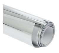 Miroir adhésif à coller - Miroir mural - Acrylique - Épaisseur : 0,2 mm - Pour salle de bain, salon, chambre à coucher, armoire, fitness - 50 x 100 cm