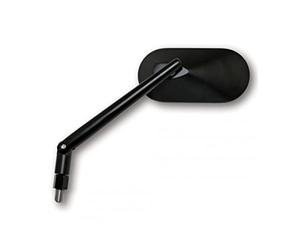 Miroir Agila, Ovale, Noir, Potence réglable