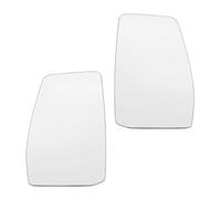 Miroir Aile Convexe Gauche Droite Plaque Bâton Grand Angle Verre Pour Transit Pour Tourneo Pour Custom 12-22 Verre Rétroviseur(Pair)