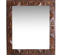Miroir Almirah vieux bois miroir mural miroir d'entrée miroir de vestiaire décoration murale