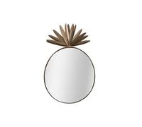 Miroir Ananas doré 69 cm - - Or - Métal
