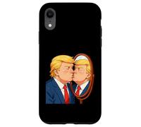 Miroir anti-Donald Trump Kissing - Narcissisme Satire Coque pour iPhone XR
