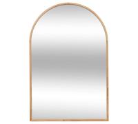 Miroir arche en bois - 60 x 90 cm - Beige