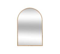 - Miroir arche en bois - 60 x 90 cm - Beige - KIM
