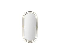 Miroir de décoration The Home Deco Factory - Miroir art déco en métal doré 90 cm