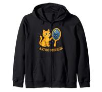 Miroir Astro Cosmic Mystic Cat Sweat à Capuche
