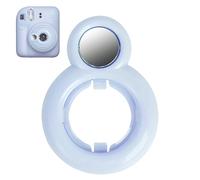 Miroir auto-portrait compatible avec Fujifilm Instax Mini 12, accessoire léger pour autoportrait et gros plan, idéal pour les amateurs de photographie et les blogueurs de voyage (bleu)