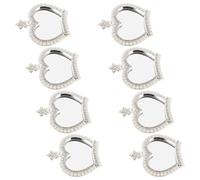 Miroir Autocollant Couronne pour Coque de Téléphone, Cadre Strass
