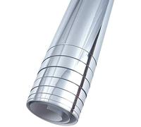 Miroir Autocollant Décoratif - KCVV - Mosaïque Moderne - Verre Flotté HD - 50x100cm - Intérieur