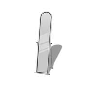 vidaXL Miroir autoportant rectangulaire pleine longueur Gris