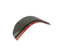 Miroir Auxiliaire Rétroviseur Côté Droit Anti Angle Mort Fixation Adhésive Noir/Rouge