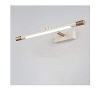 Miroir Avant Lumière, Blanc Punch Free Rétro LED Salle de Bain Miroir Lumière Applique Murale Coiffeuse Armoire Miroir Armoire Lumière Blanche Chaude, Lampe Miroir (Taille : 83,5 cm/15 W) Décoration