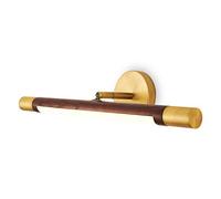 Miroir Avant lumière LED rétro Salle de Bain Coiffeuse Miroir Lampe en Bois Massif Applique Style européen, Lampe Miroir (Taille: 55 cm/10 w) Le Nouveau