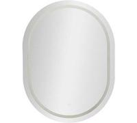 Miroir Mural LED Ovale "Simple" 80cm Argent