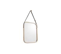 Miroir bambou Present Time Idyllic Doré 33x40,5 cm
