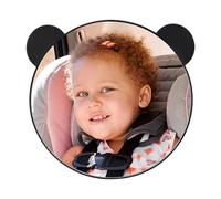 Miroir Bébé Pour Voiture | Miroir Pour Siège Auto Orientation Arrière - Viseur Arrière Réglable Grand Angle, Accessoires De Voyage Oreilles Ours Sécurité Enfant