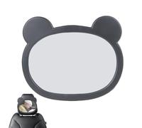 Miroir Bébé Voiture 360 Degrés Rotatif, Miroir Bébé Siège Arrière Pour Siège Auto Orienté L'arrière, Avec Cadre Cartoon Sécurité Antichoc Pour Poussette Voyage