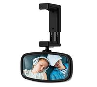 Miroir Bébé Voiture, Retroviseur Voiture Bebe Avec Pince à Ressort, 360° Einstellbar, Gehäuse aus ABS-Material, Miroir pour Voiture pour la Plupart Des Voitures Familiales