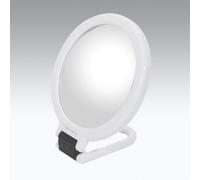 Miroir Blanc Bifacciale Avec Grossissement, Manche Pieghevole.ingrandimento x3