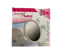 Miroir - Body Kare - Miroir grossissant 5x - Ventouses - Rond - Salle de bain
