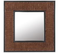 Miroir BOISE Bois Bois foncé Marron