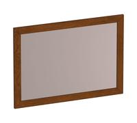Miroir BRAUER Citrine - 100x70cm - rectangulaire - lamelles chêne marron SP-CI100RHLEB