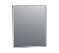 Miroir BRAUER Onyx - 60x70cm - rectangulaire - cadre en aluminium brossé SP-ON60RHA