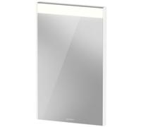 Miroir Brioso de Duravit 42,0 x 3,5 cm avec éclairage LED, BR702001818, Couleur: Décor blanc mat, poignée blanche matte