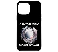 Miroir brisé Ironic I Wish You Nothing But Bad Luck Coque pour iPhone 13 Pro Max