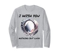 Miroir brisé Ironic I Wish You Nothing But Bad Luck Manche Longue