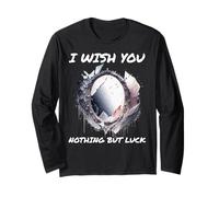 Miroir brisé Ironic I Wish You Nothing But Bad Luck Manche Longue