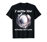 Miroir brisé Ironic I Wish You Nothing But Bad Luck T-Shirt