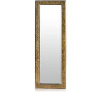 Norwich miroir cadre en bois rectangulaire 130 x 45 cm design mosaïque