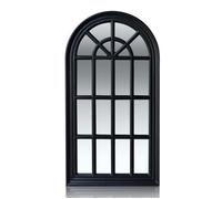 Miroir - Casa Chic by Blumfeldt - Savile - 86 x 46 cm - Noir - Cadre en bois fixe