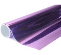 Miroir chromé lilas wrapfolie 152x300cm - intérieur/extérieur