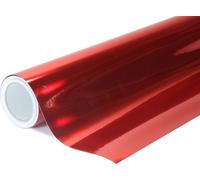 Miroir chromé triple couche rouge wrapfolie 152x1000cm - intérieur/extérieur