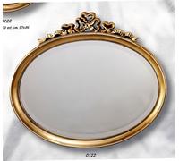 Miroir Classique Bois Miroir mural ovale Design Or Salon Nouveau