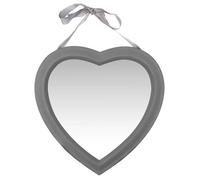 Miroir coeur ""Alexia"" 40x40cm - Atmosphera createur d'interieur - Gris