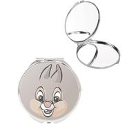 Miroir Compact pour Enfant Thumper Disney avec boîtier métallique, Double Miroir (Normal et grossissant) et Fermeture sécurisée, Accessoire de Toilette idéal pour Sac à Main, Trousse ou Trousse de