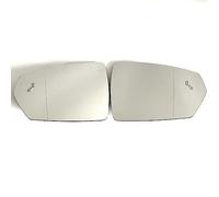 Miroir Compatible Avec A1 2018 2019 2020 2021 2022 2023 Verre De Rétroviseur Grand Angle De Voiture Avec Voyant D'avertissement D'angle Mort(B L and R)