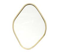 Miroir contour déco doré losange