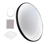 Miroir convexe à selfie, miroir magnétique pour selfie, miroir de téléphone, chiffon de nettoyage, boîte, outil portable haute définition pour vlogging en direct, création de contenu de maquillage