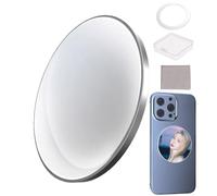 Miroir convexe à selfie, miroir magnétique pour selfie, miroir de téléphone, chiffon de nettoyage, boîte, outil portable haute définition pour vlogging en direct, création de contenu de maquillage