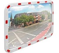 Miroir convexe circulation trafic avec réflecteurs support inclus 60 x 80 cm miroir G