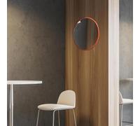 Miroir convexe de 45 cm/30 cm, grand angle pour une meilleure visibilité, miroir de sécurité extérieur réglable avec support mural en métal et acrylique (30 cm)