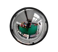 Miroir Convexe Decoration, Miroir Convexe, Miroir Oeil de Poisson, Miroir Convexe Intérieur, Miroir Antivol de Supermarché, Miroir de Sécurité a vue Large(40cm/16in)