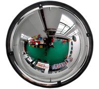 Miroir Convexe Hémisphérique Panoramique, Angle De Visionnage À 360 Degrés, Sécurité Acrylique, Verre PC Résistant Aux Chocs, Pour Les Bureaux Magasins(30cm(12inch))