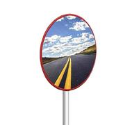 Miroir convexe incassable pour allée - Miroir de sécurité pour une meilleure visibilité et résistant aux intempéries - Parfait pour les allées et les angles morts