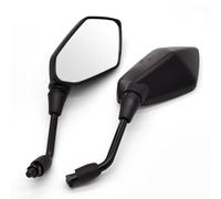 Miroir Convexe Latéral De Moto, Pour TMAX 500 530 XP500 XP530 TX125 Adventure YZ80, 8mm 10mm compatibles(Noir)